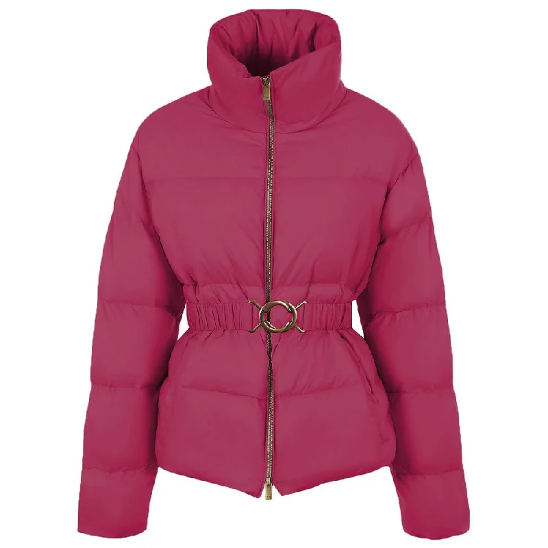 PINKO pink Nylon Jackets & Women's Coat