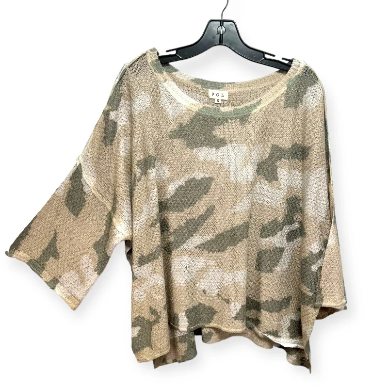 Sweater By Pol In Camouflage Print, Size: S