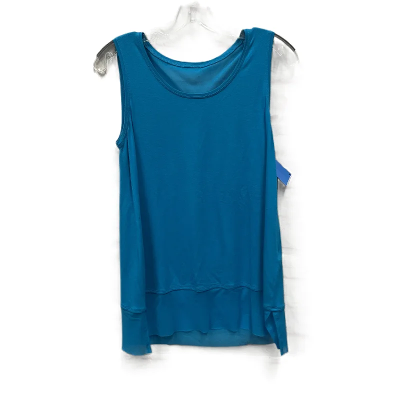 Top Sleeveless By Chicos In Blue, Size: 0