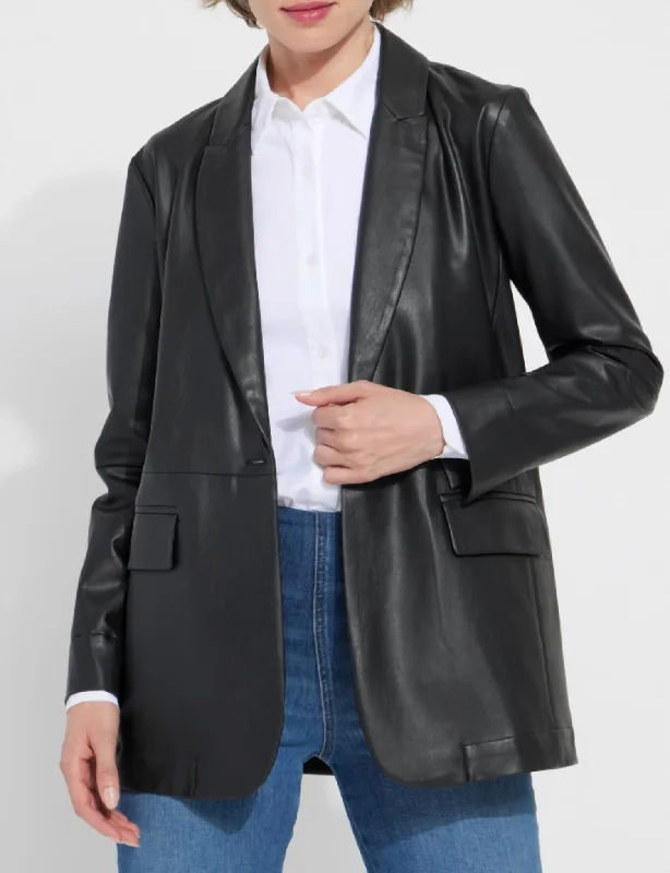 Vegan Eira Blazer In Black