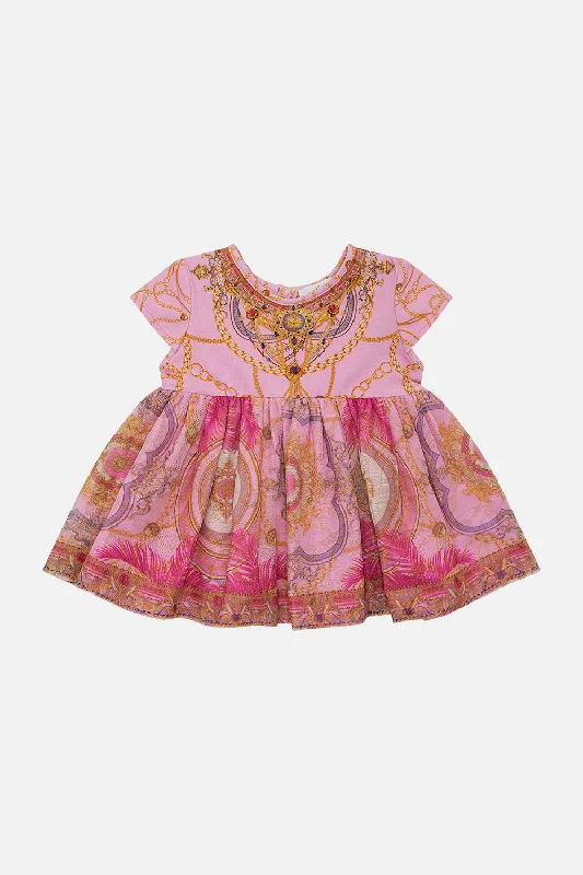 BABIES JERSEY TULLE DRESS TIPTOE THE TIGHTROPE