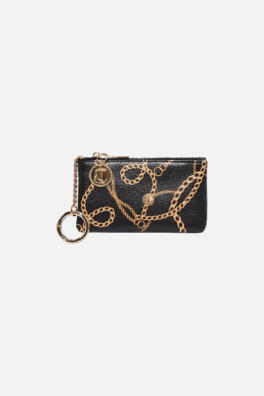 ZIPPED CARDHOLDER POUCH TETHER ME NOT