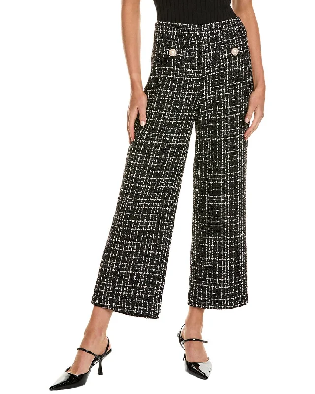 Alexia Admor Jayden Wide Leg Tweed Pant