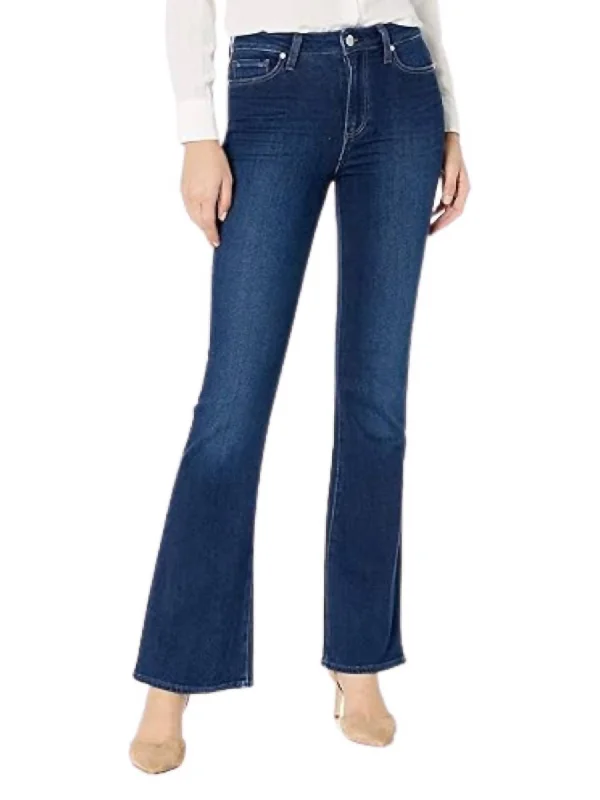 High Rise Laurel Canyon Jeans In Bon Voyage