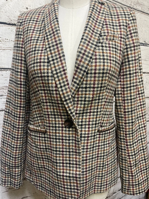 Blazer By F&f In Plaid Pattern, Size: M