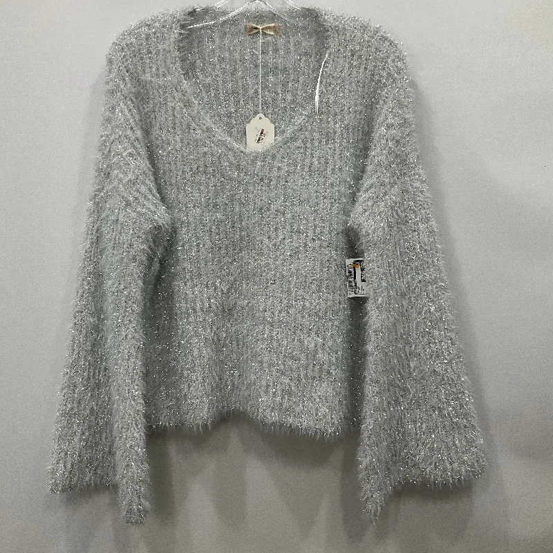 Sweater By Altard State In Silver, Size: M