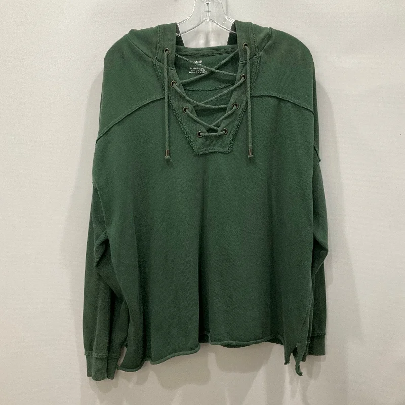 Sweatshirt Hoodie By Aerie In Green, Size: Xs